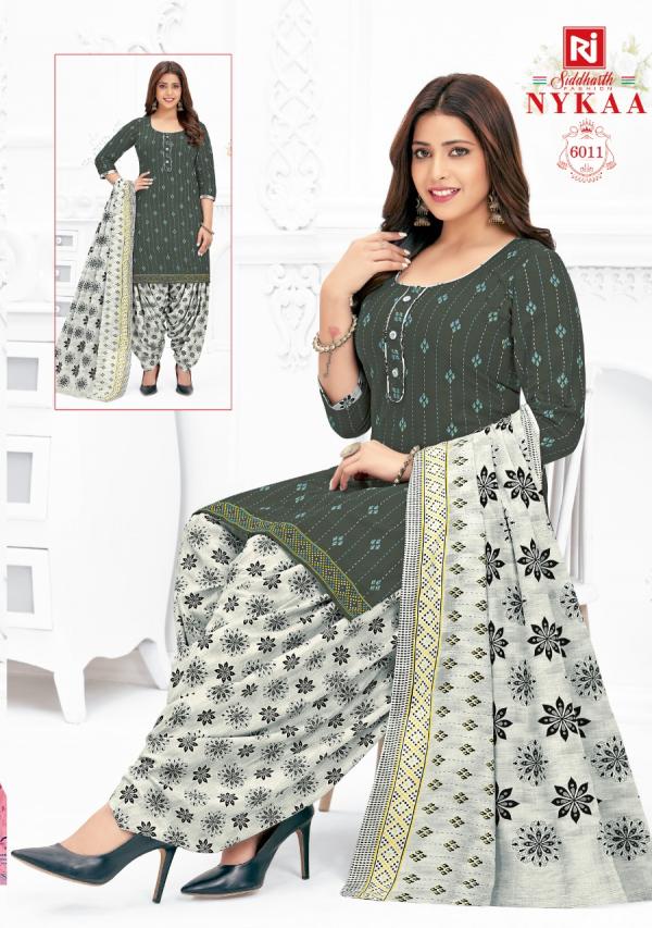 Siddharth Nykaa Vol-6 Cotton Designer Readymade Suit 